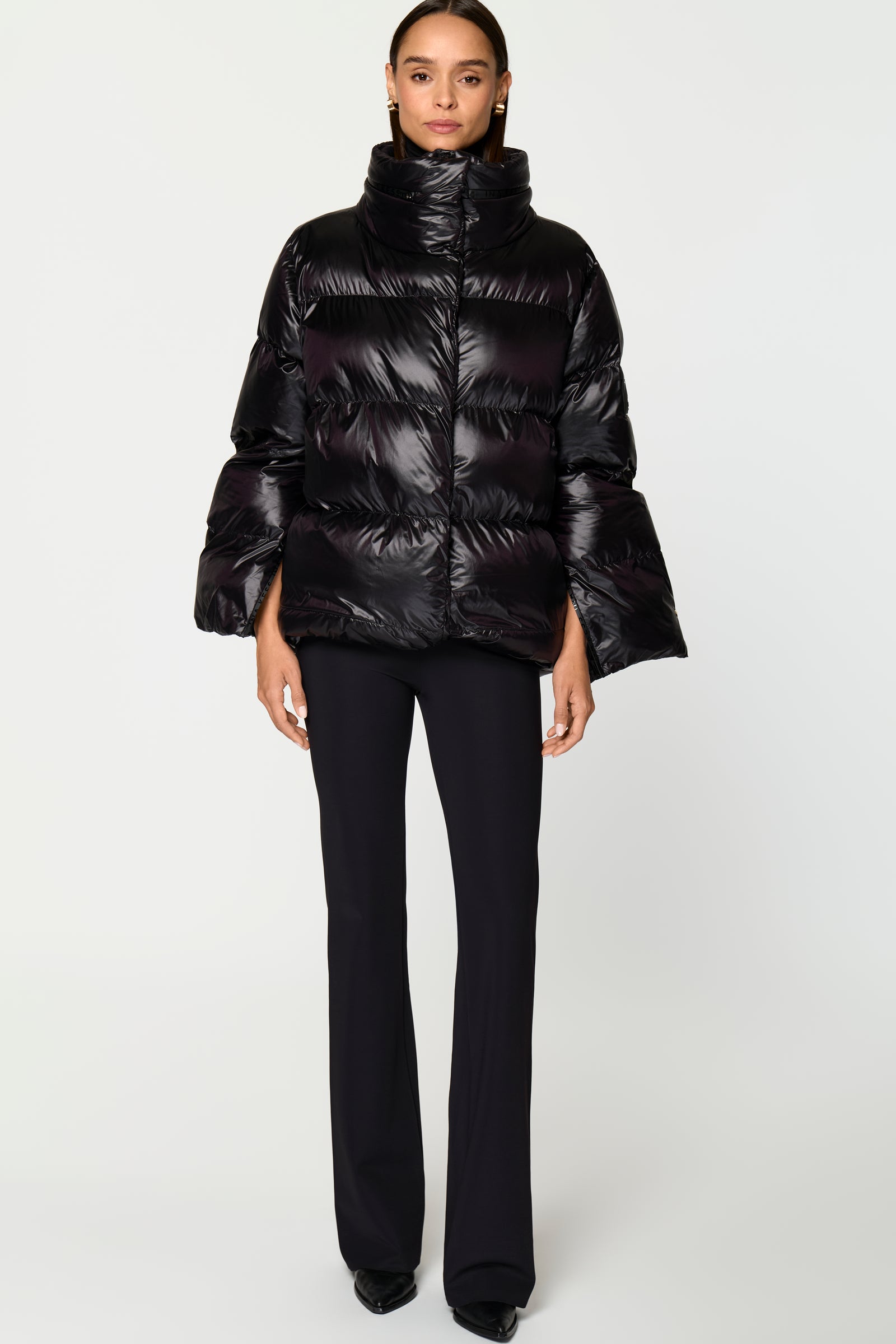 SQN Puffer Jacke schwarz