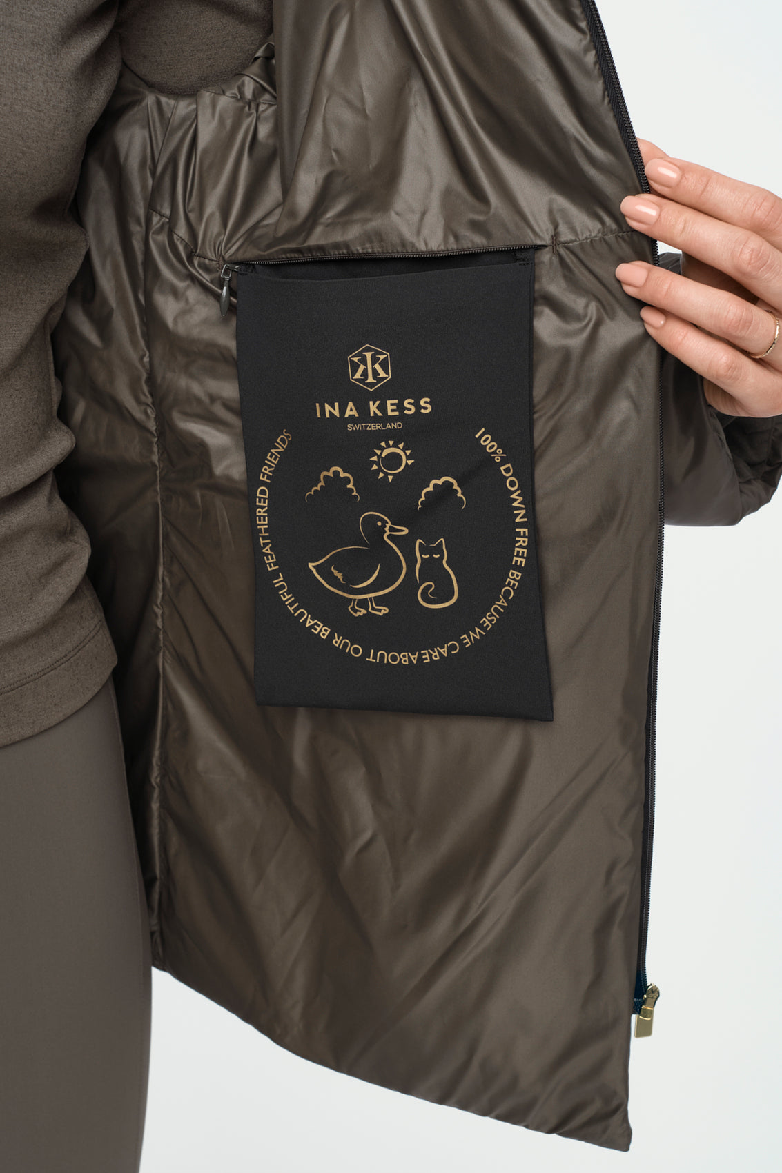 CELLA Padded Jacket ombre