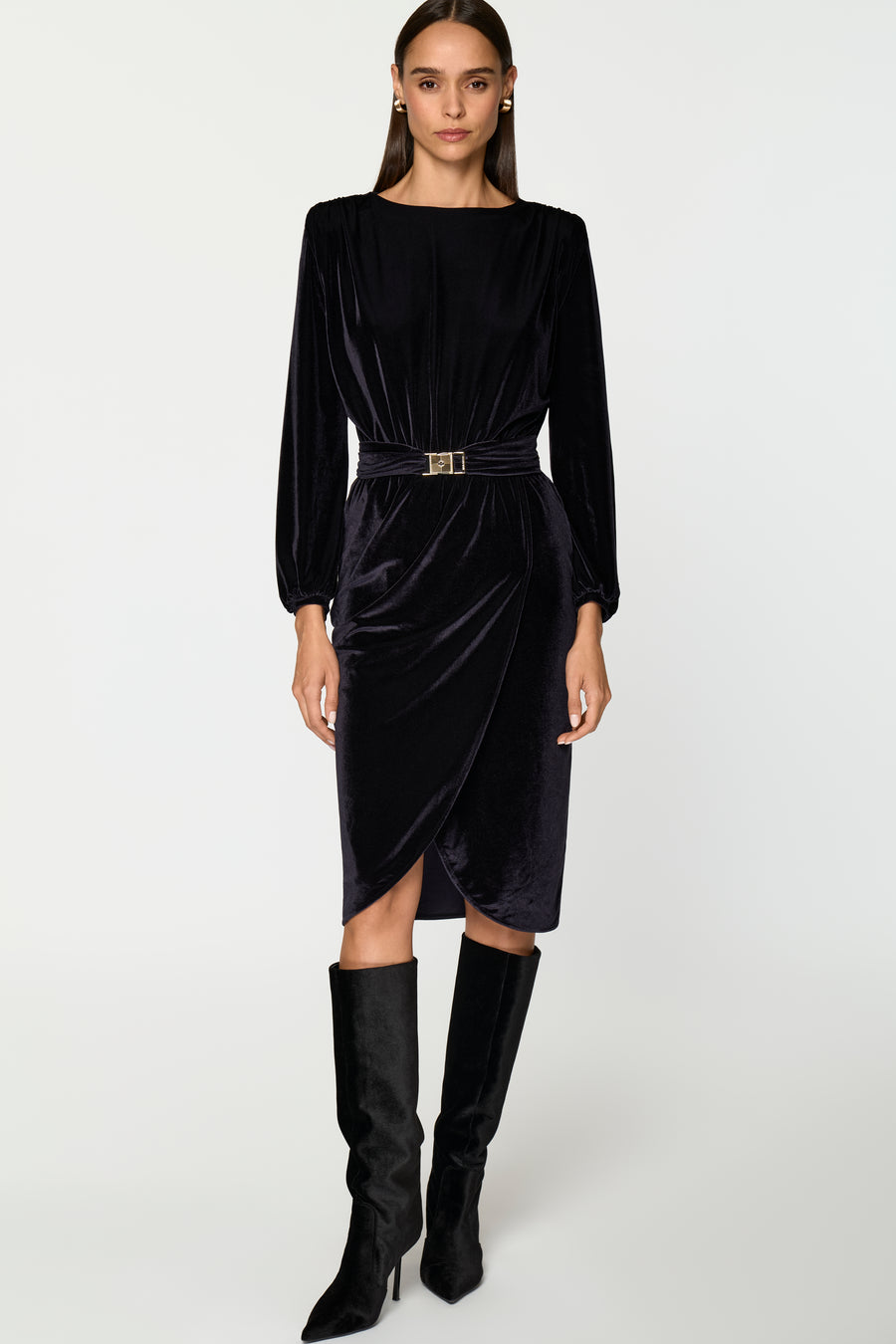 STARLIT Velvet Dress midnight