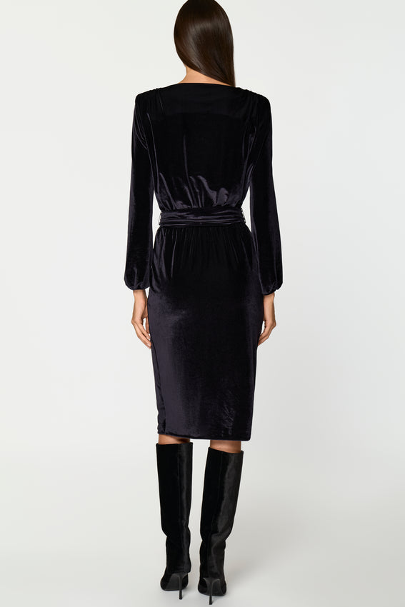 STARLIT Velvet Dress midnight
