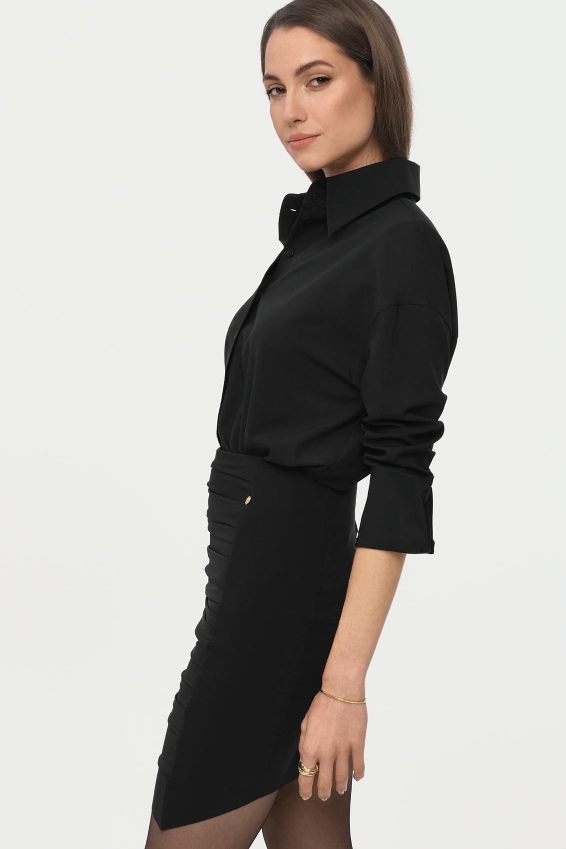 LAREGIA Stretch Shirt black