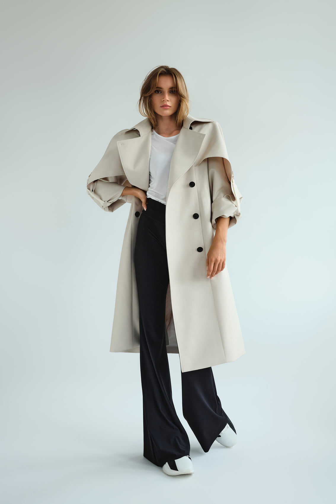 TESTARO Trench Coat noce