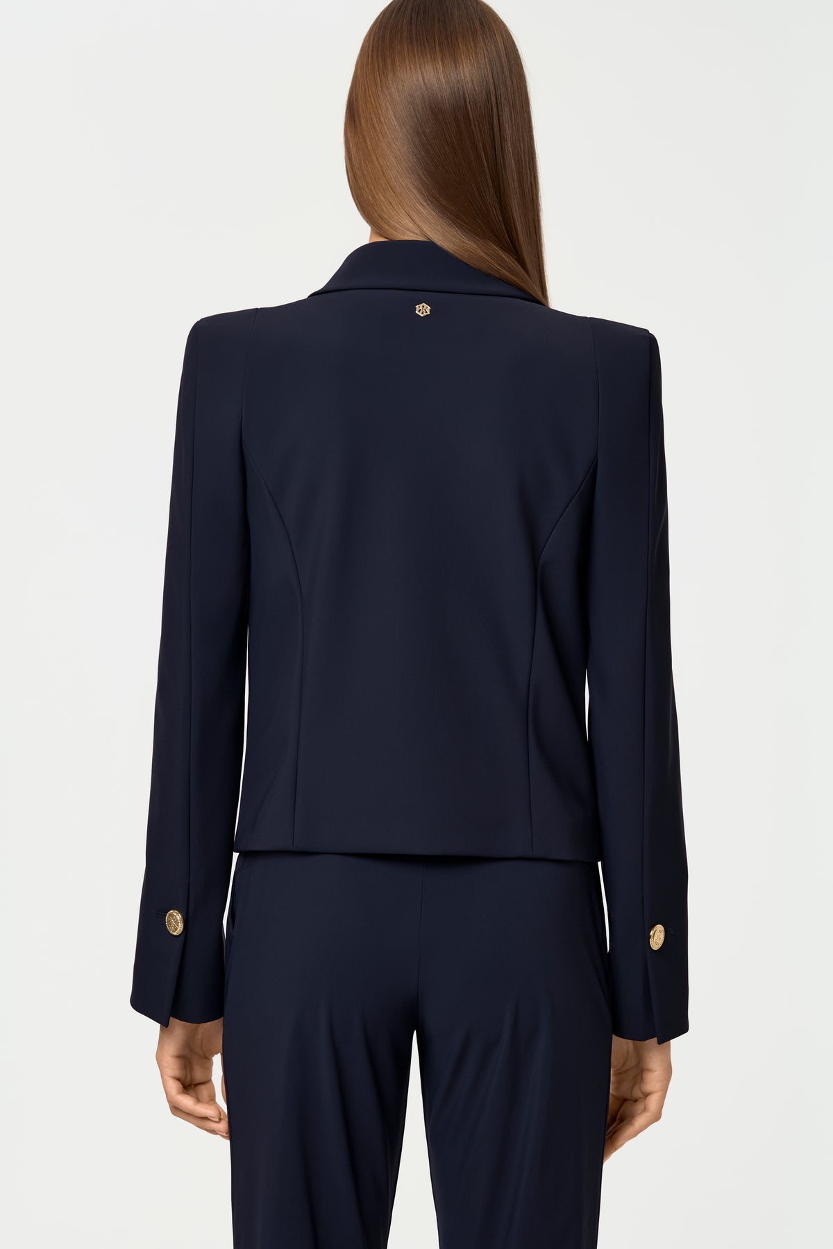 TROINA Stretch Blazer deep navy