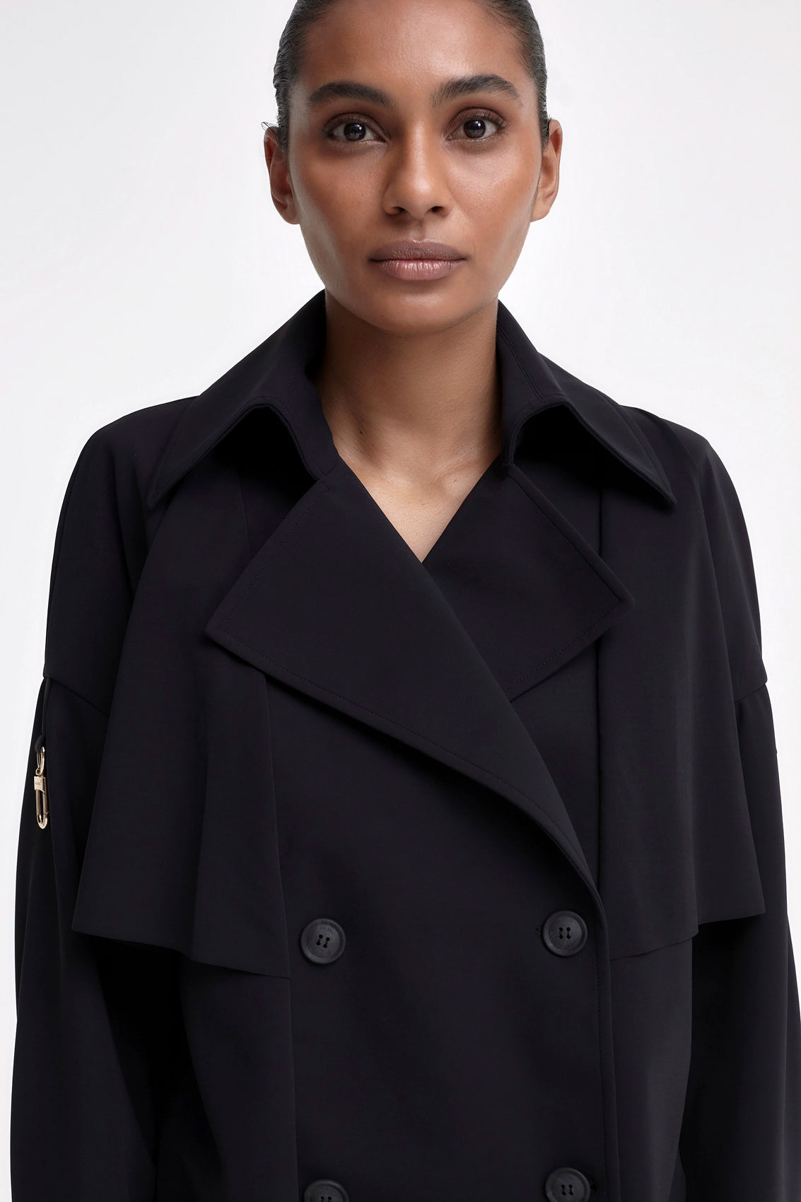 CRESSIDA Trench Jacket black