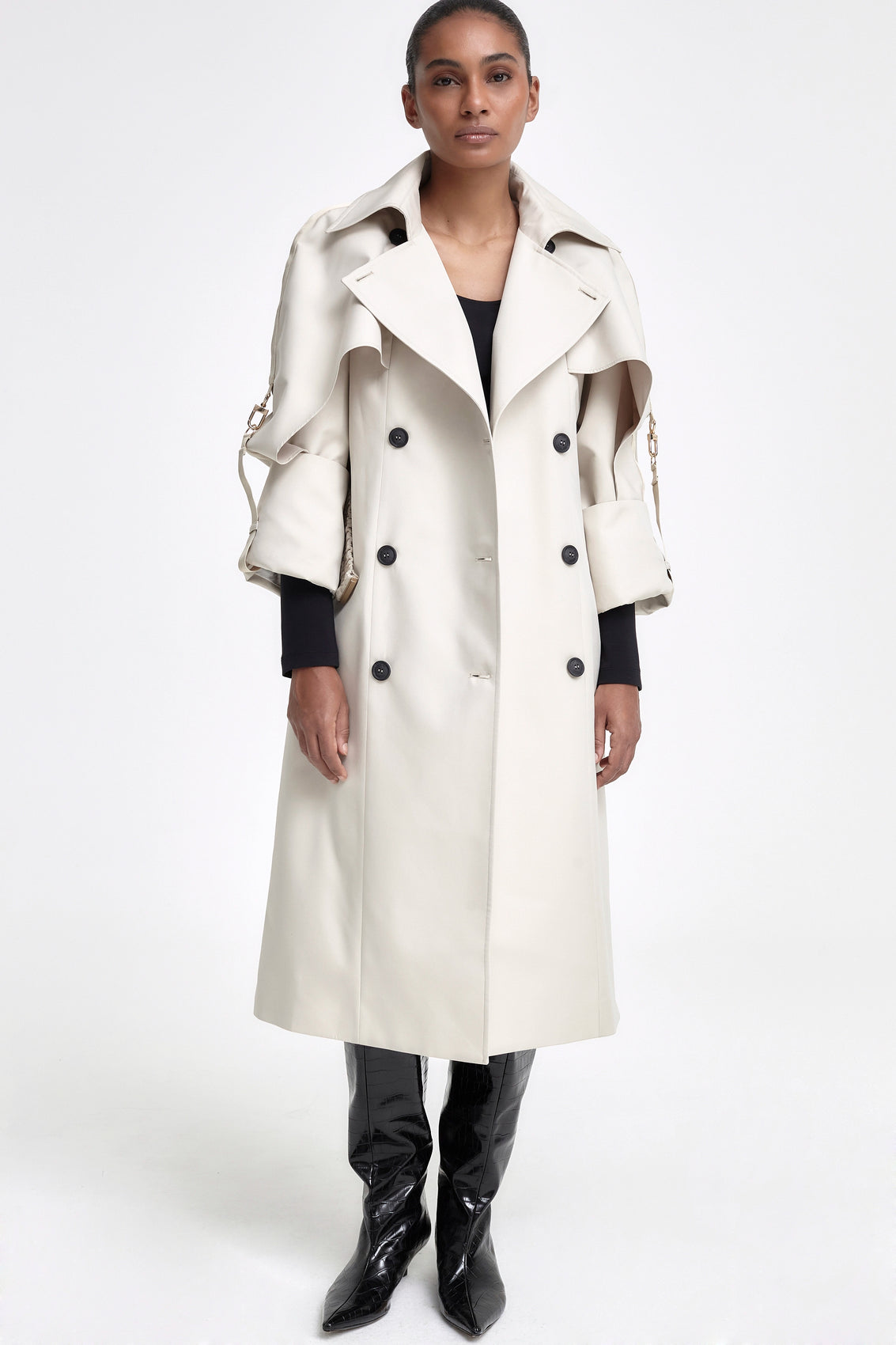 TESTARO Trench Coat noce