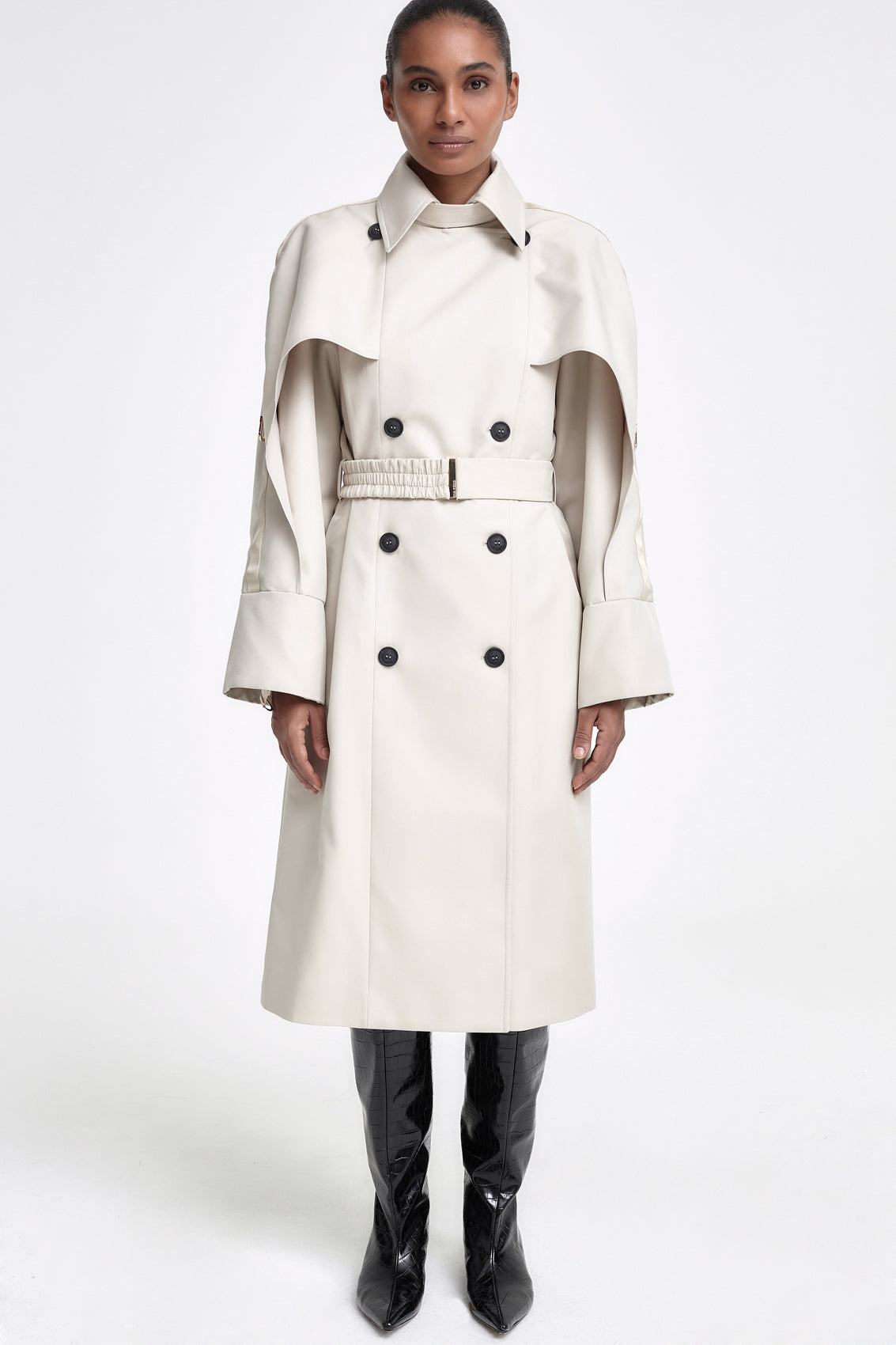 TESTARO Trench Coat noce