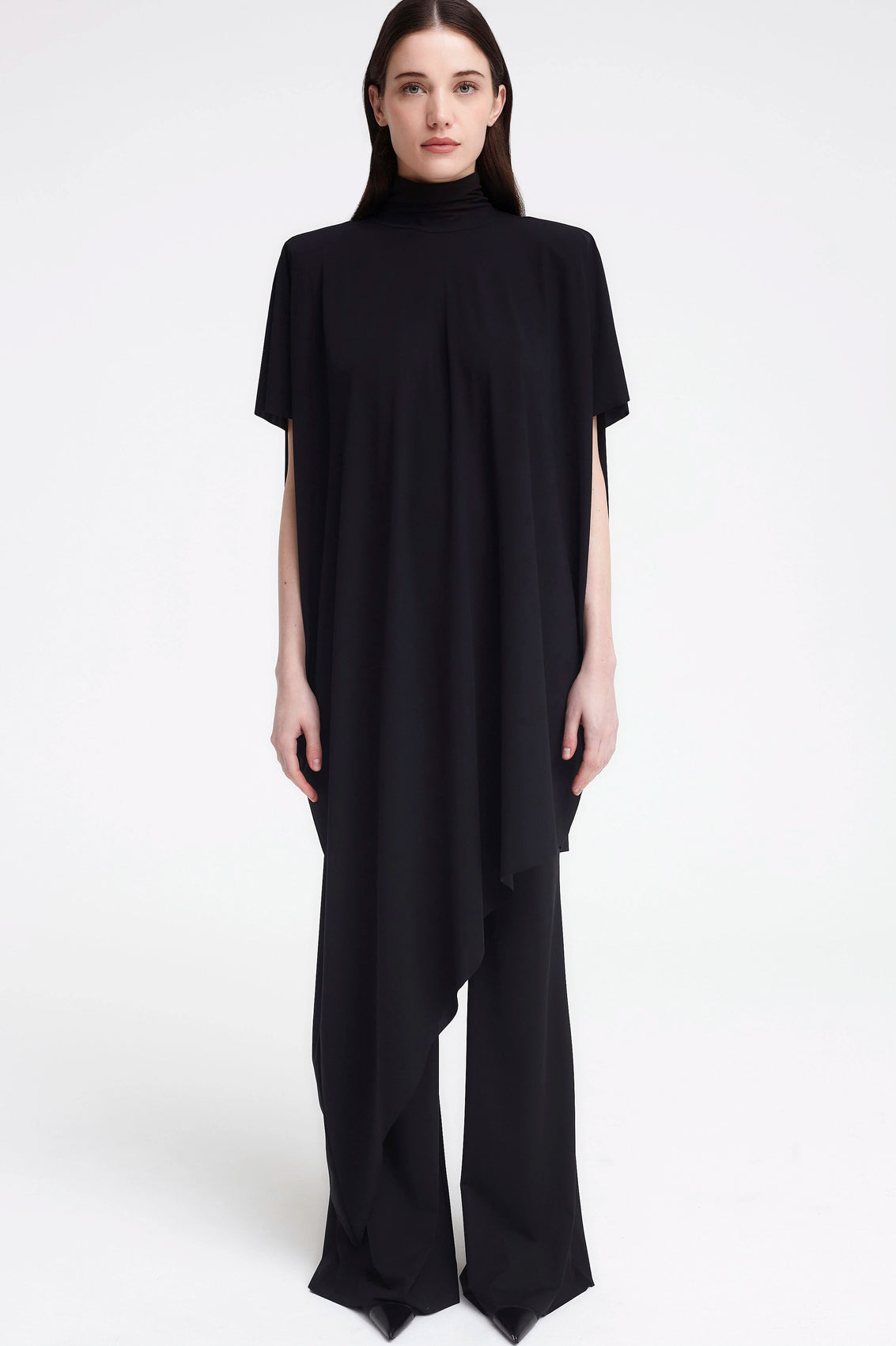 DELOREAN Long Blouse black