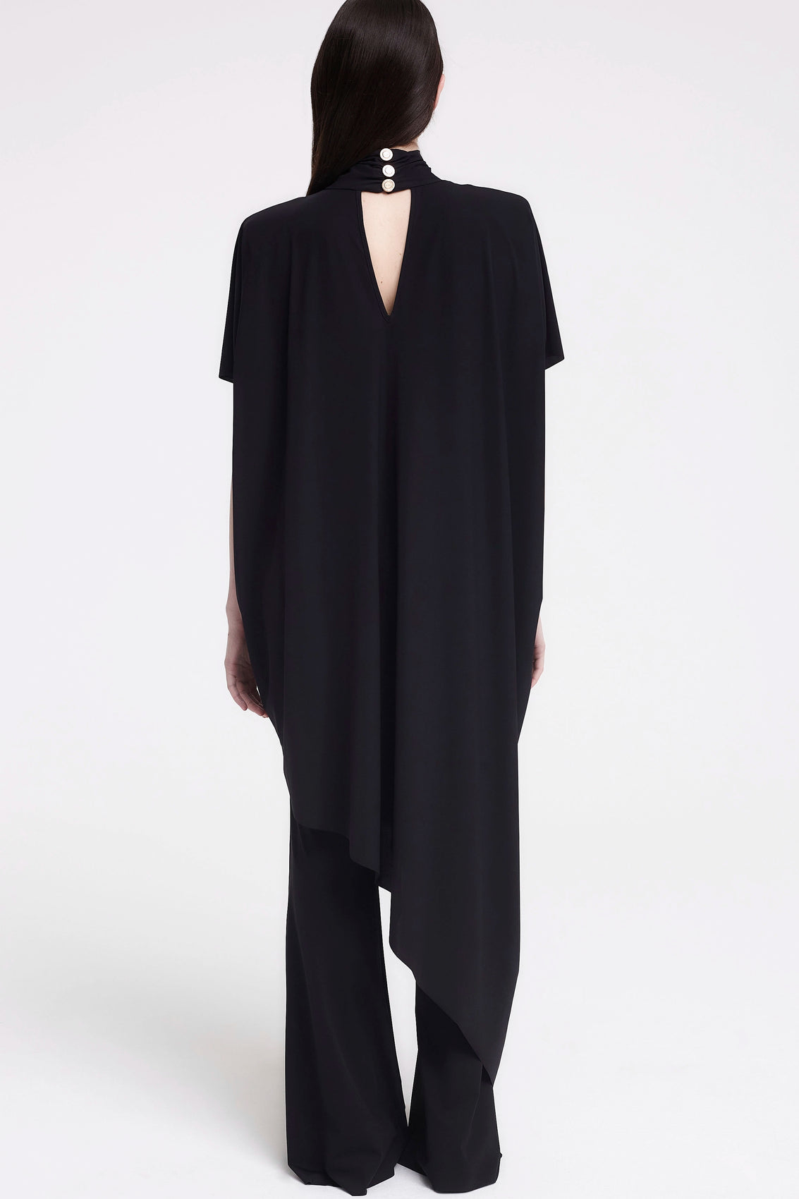 DELOREAN Long Blouse black