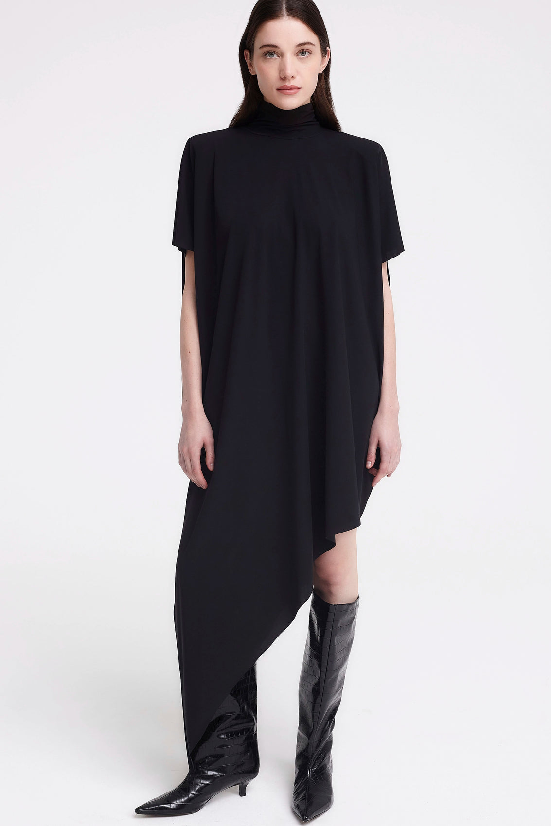 DELOREAN Long Blouse black