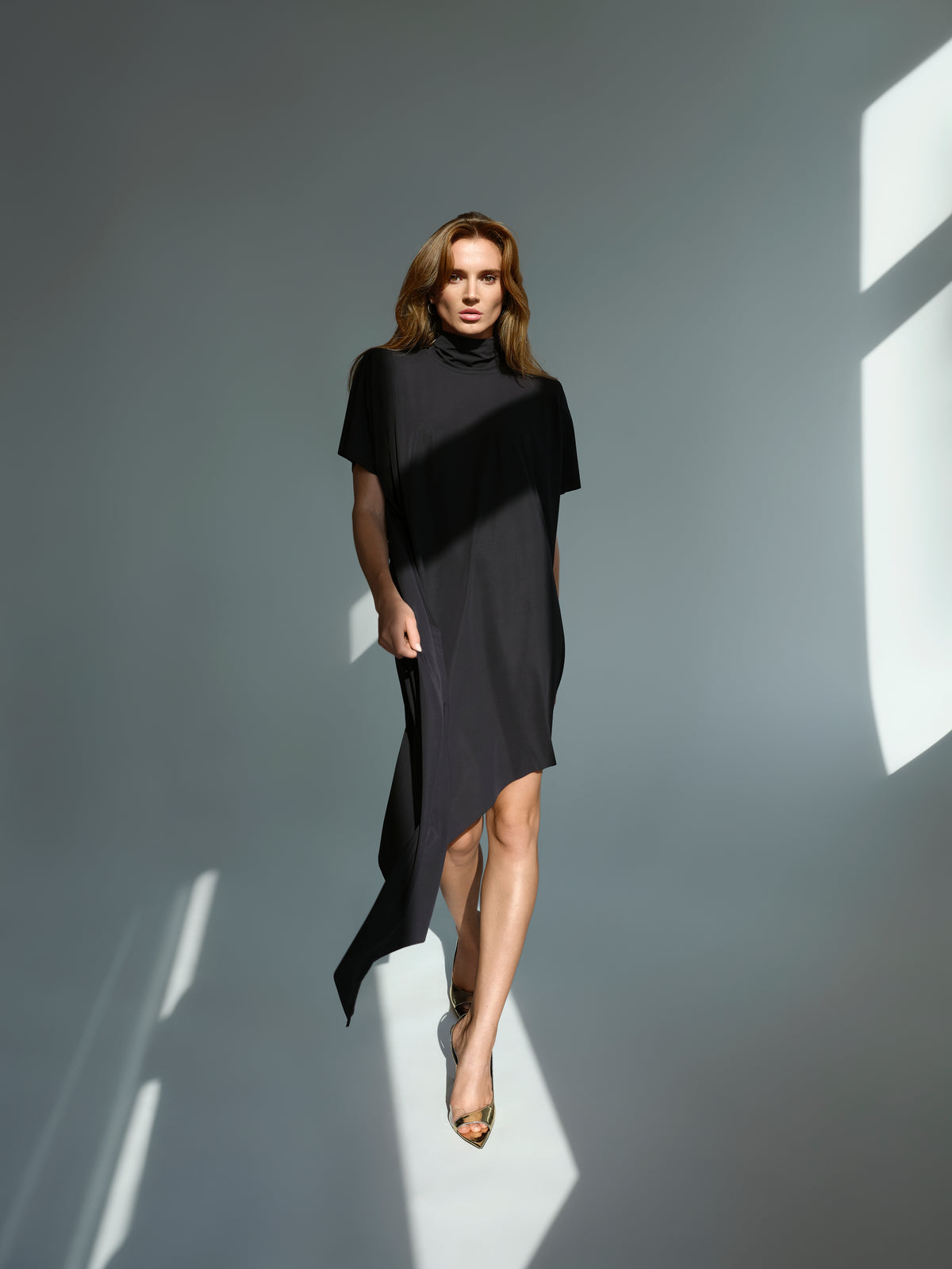 DELOREAN Lange Bluse schwarz