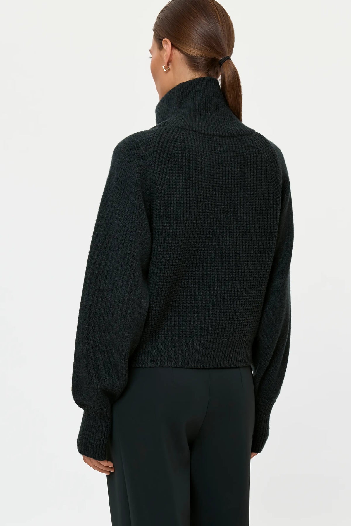 CRISCRA Cashmere Turtleneck forest