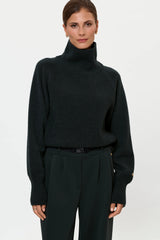 CRISCRA Cashmere Turtleneck forest
