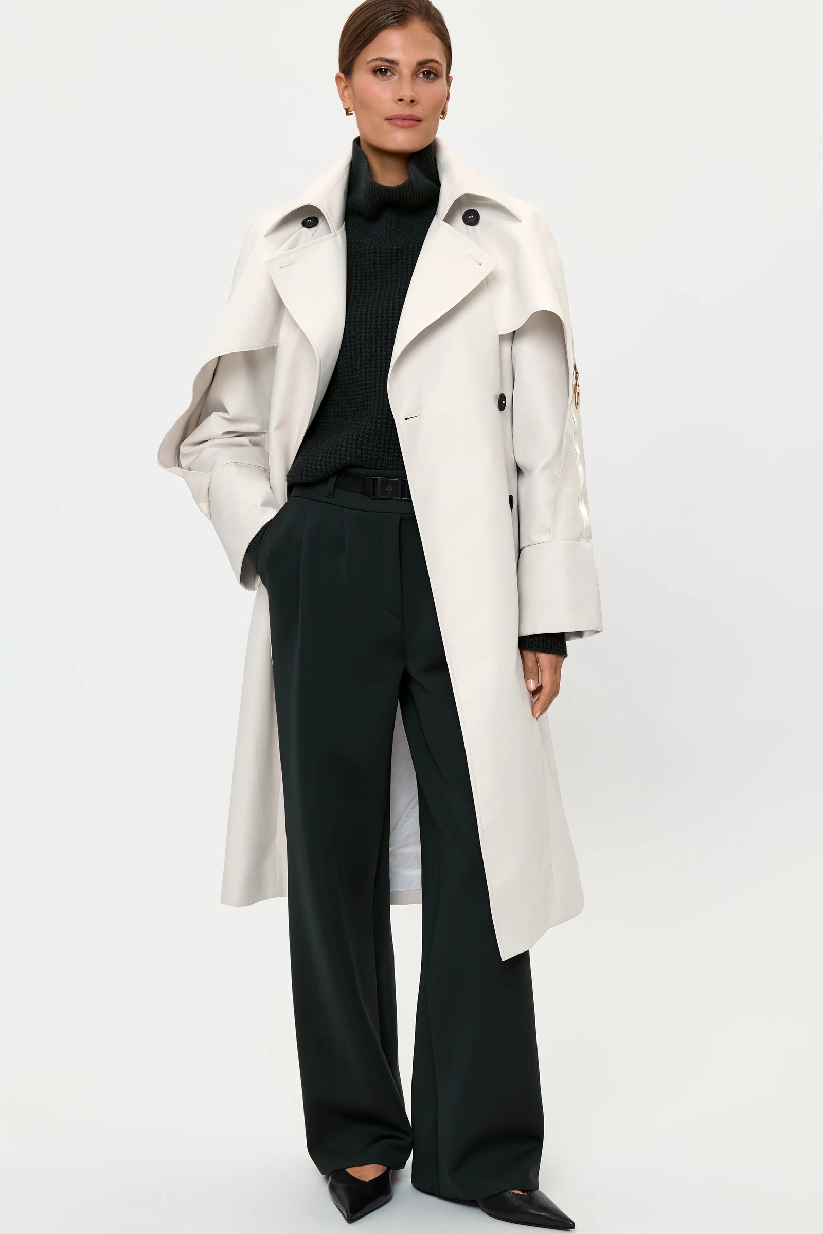 TESTARO Trench Coat noce