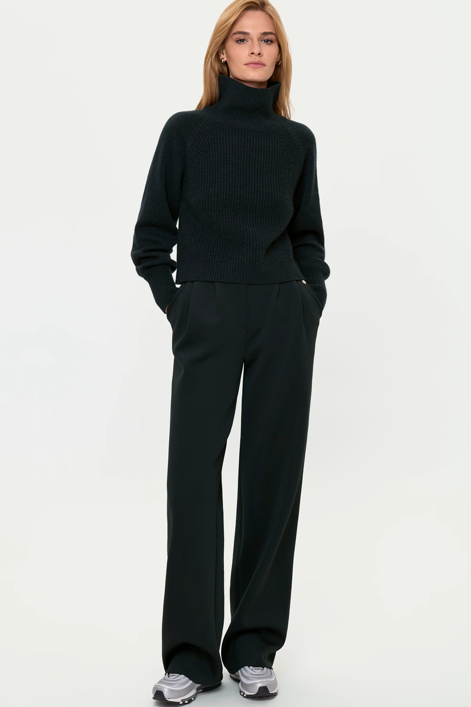 CRISCRA Cashmere Turtleneck forest