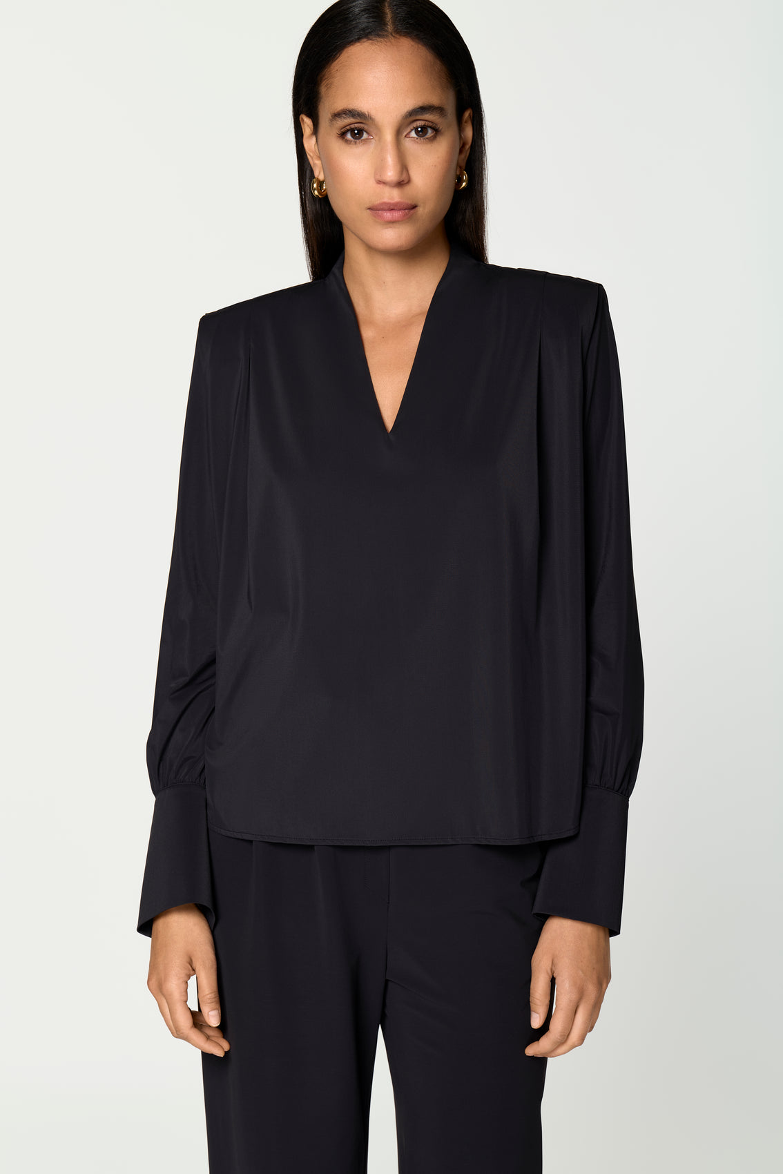 BISCARI Bluse schwarz