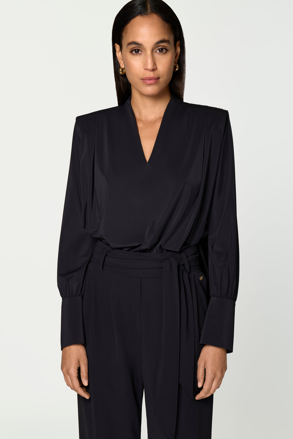 BISCARI Bluse schwarz