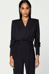 BISCARI Blouse black