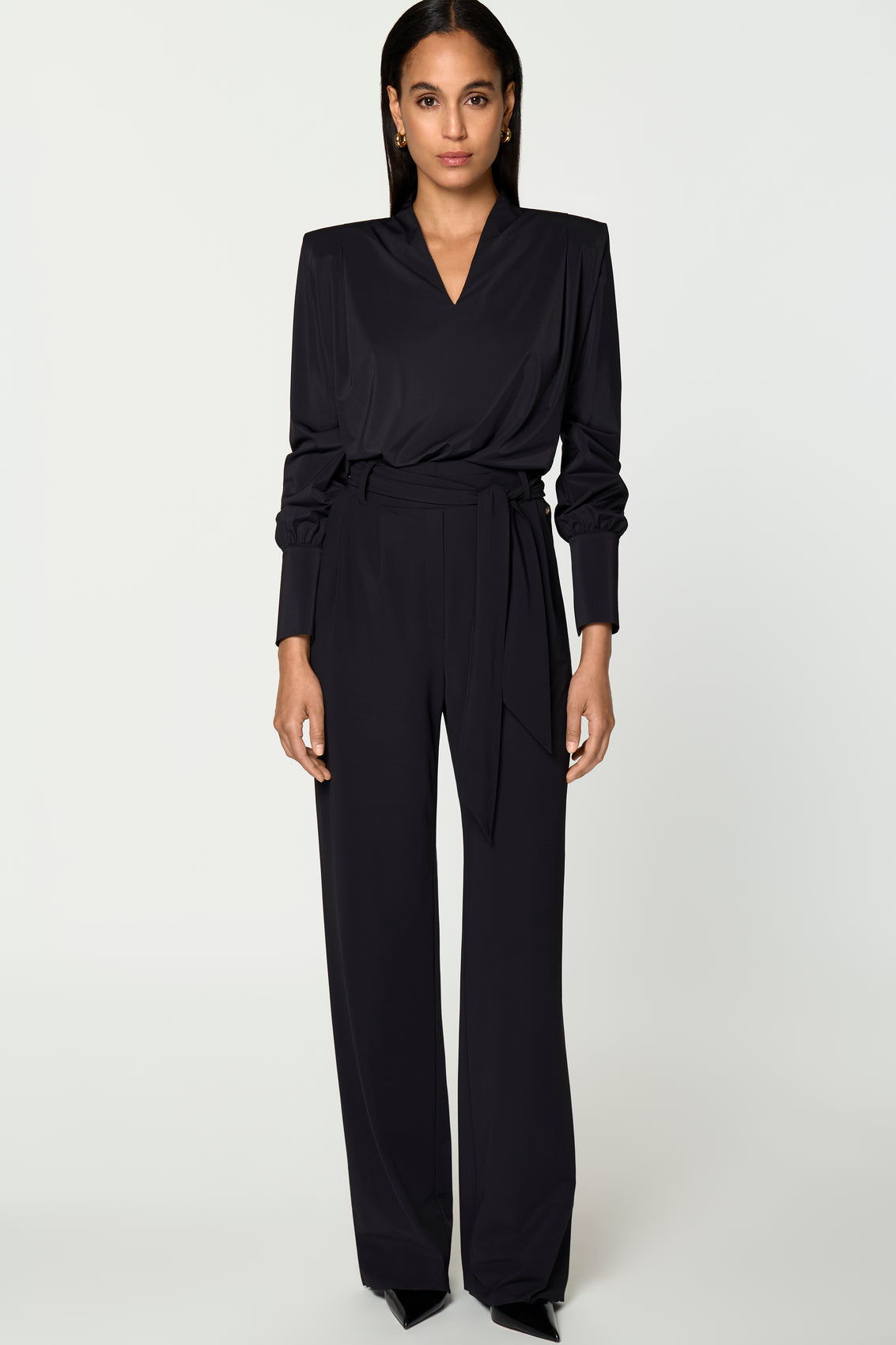 BISCARI Bluse schwarz