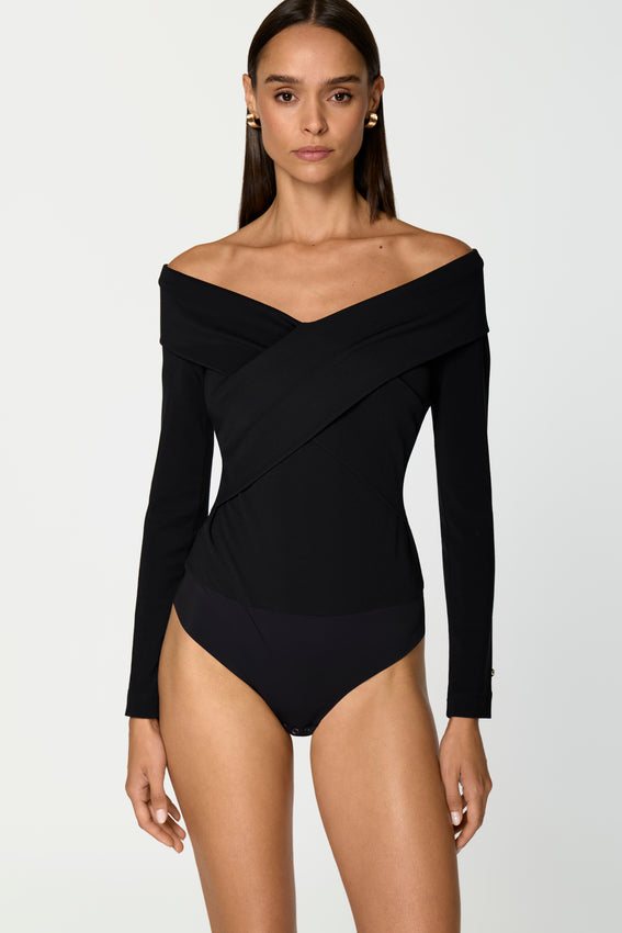 CARMELA Bodysuit black