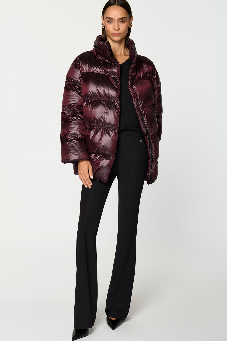 SQN Puffer Jacket tawny port