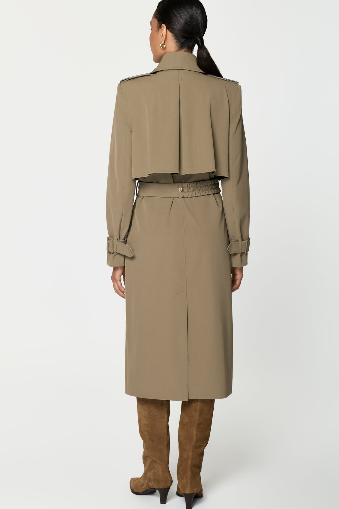 CORLEON Trench Coat oliva