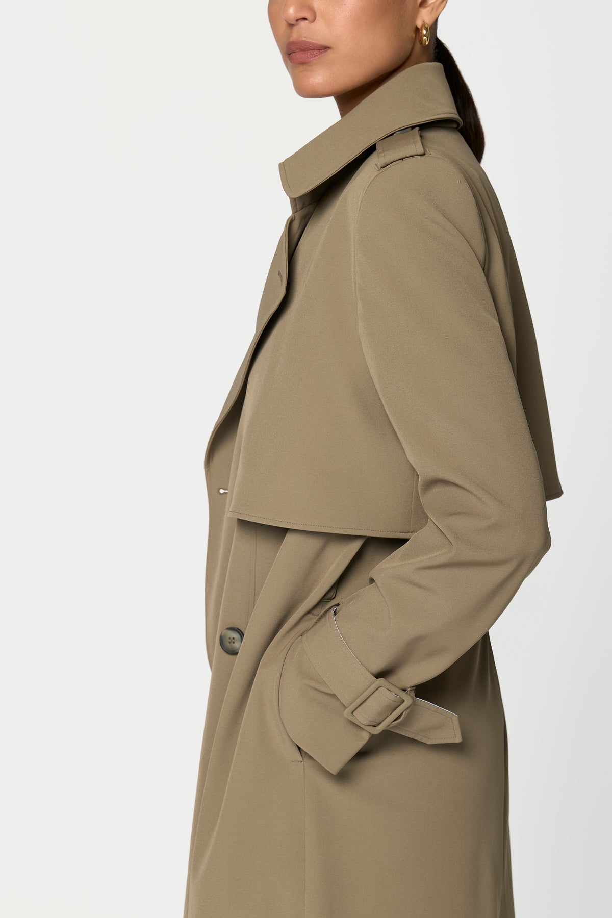 CORLEON Trench Coat oliva