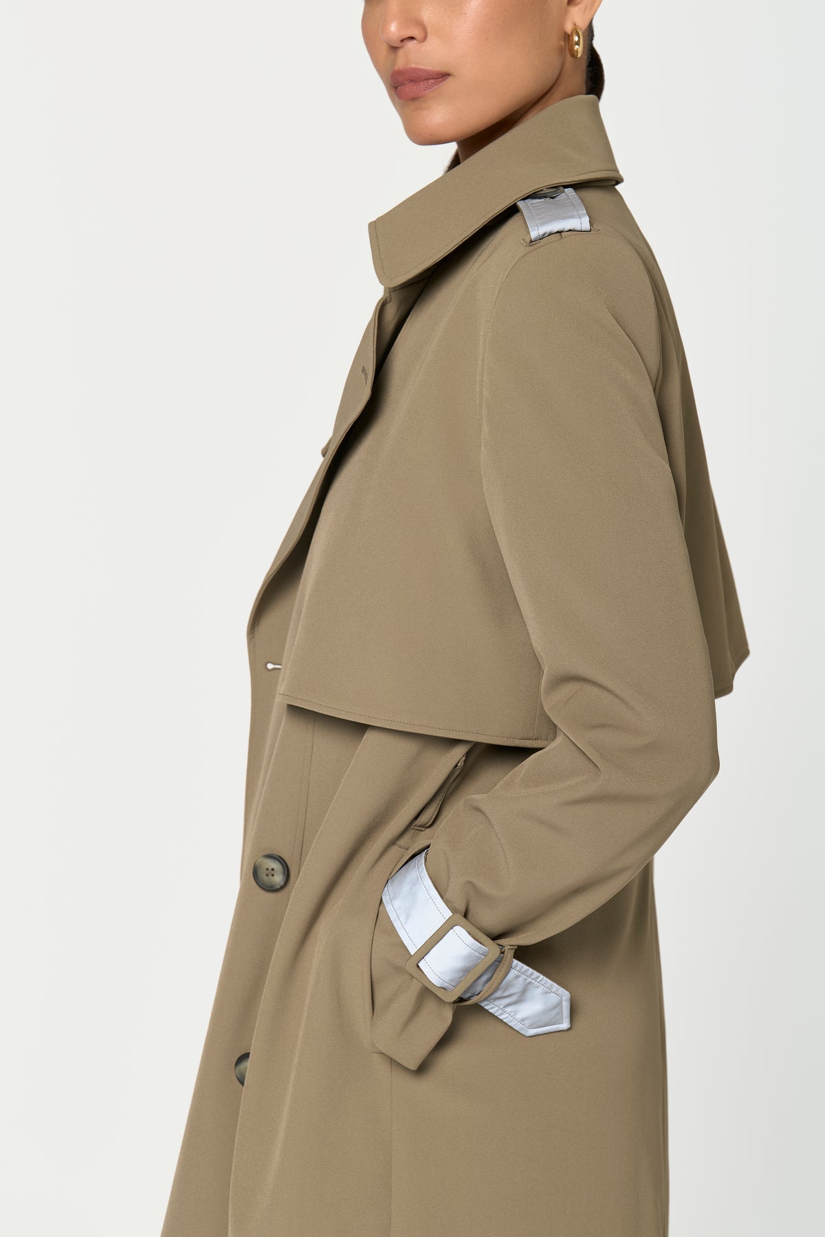 CORLEON Trench Coat oliva