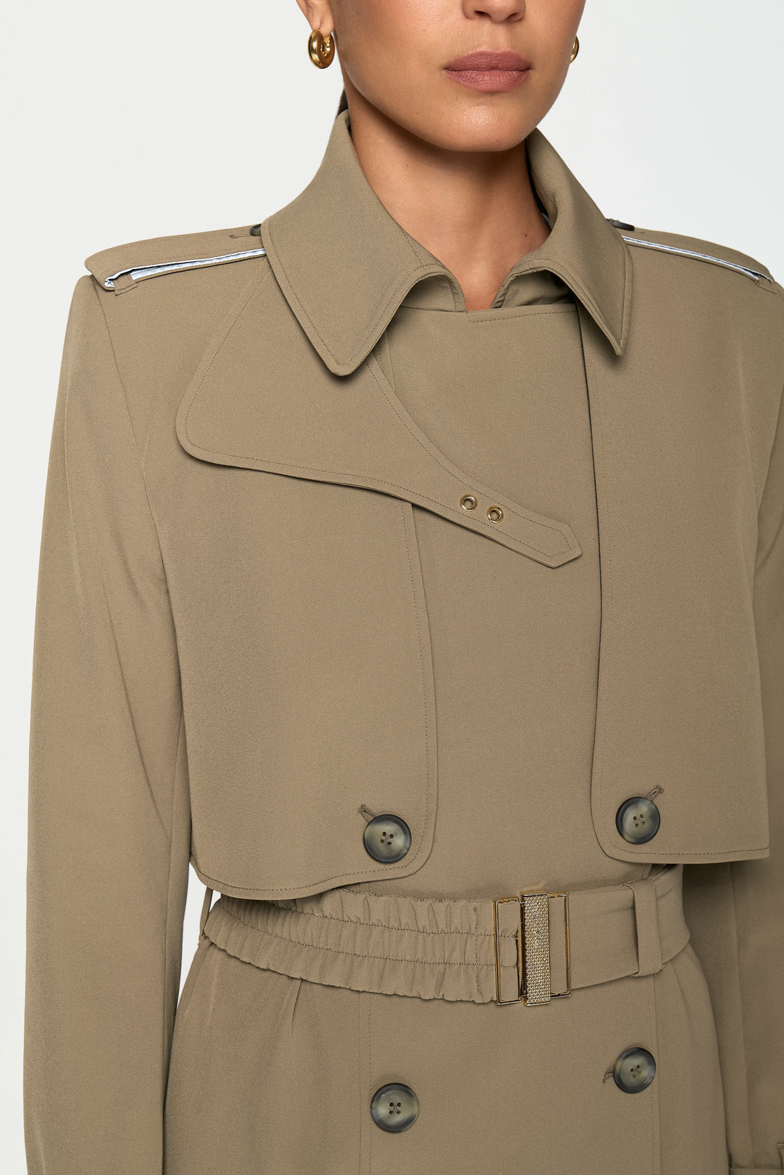 CORLEON Trench Coat oliva