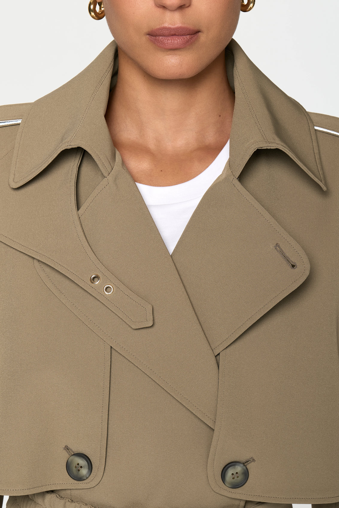 CORLEON Trench Coat oliva