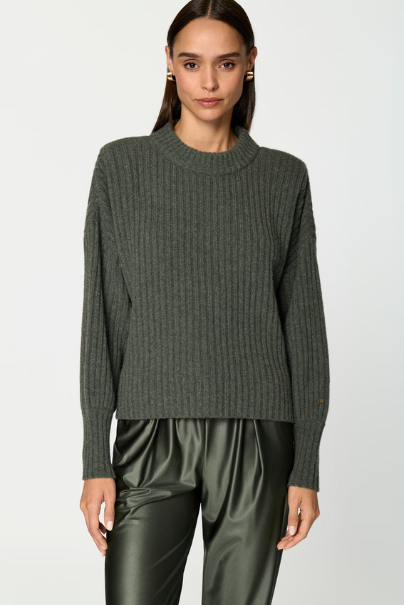 AMURI Kaschmirpullover verde