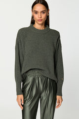 AMURI Kaschmirpullover verde