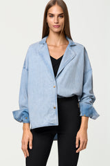 SICI Denim Shacket chambray