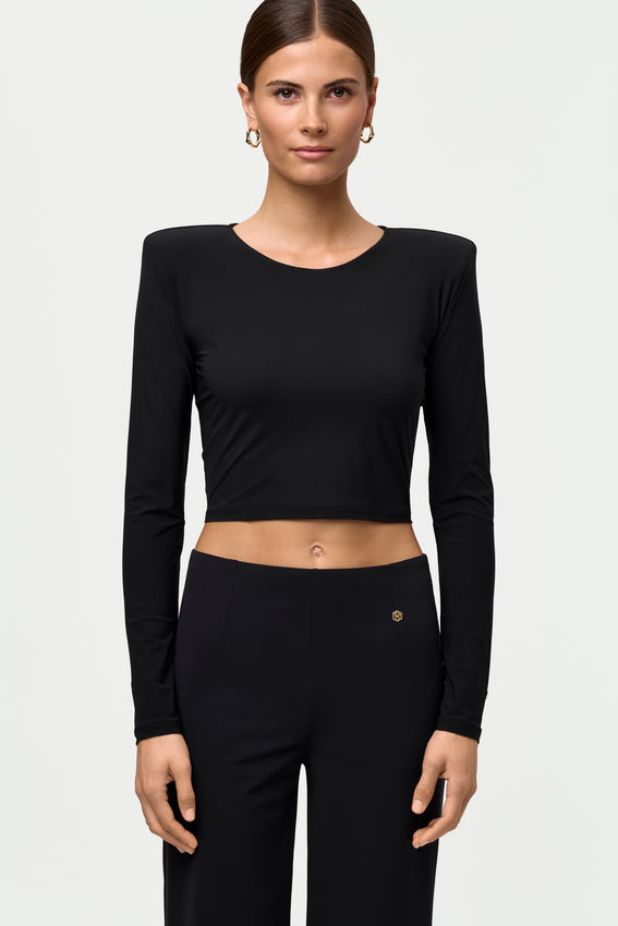 FIAMA Crop Top black