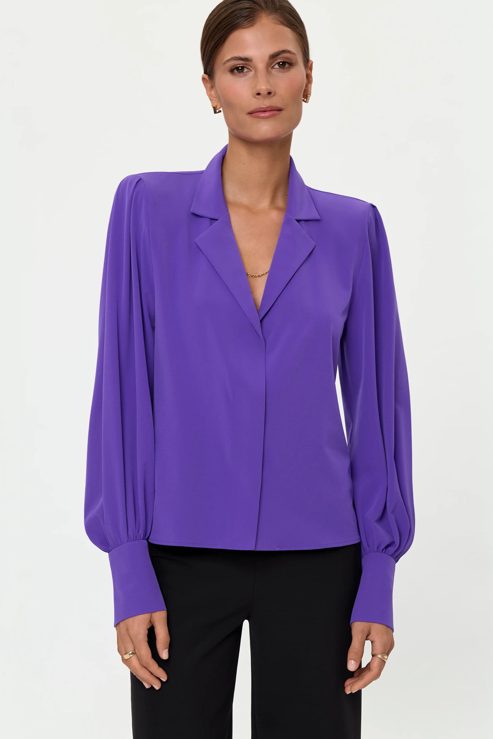 ENIGMA Stretch Blouse mystic