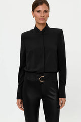 LEONTA Shirt schwarz
