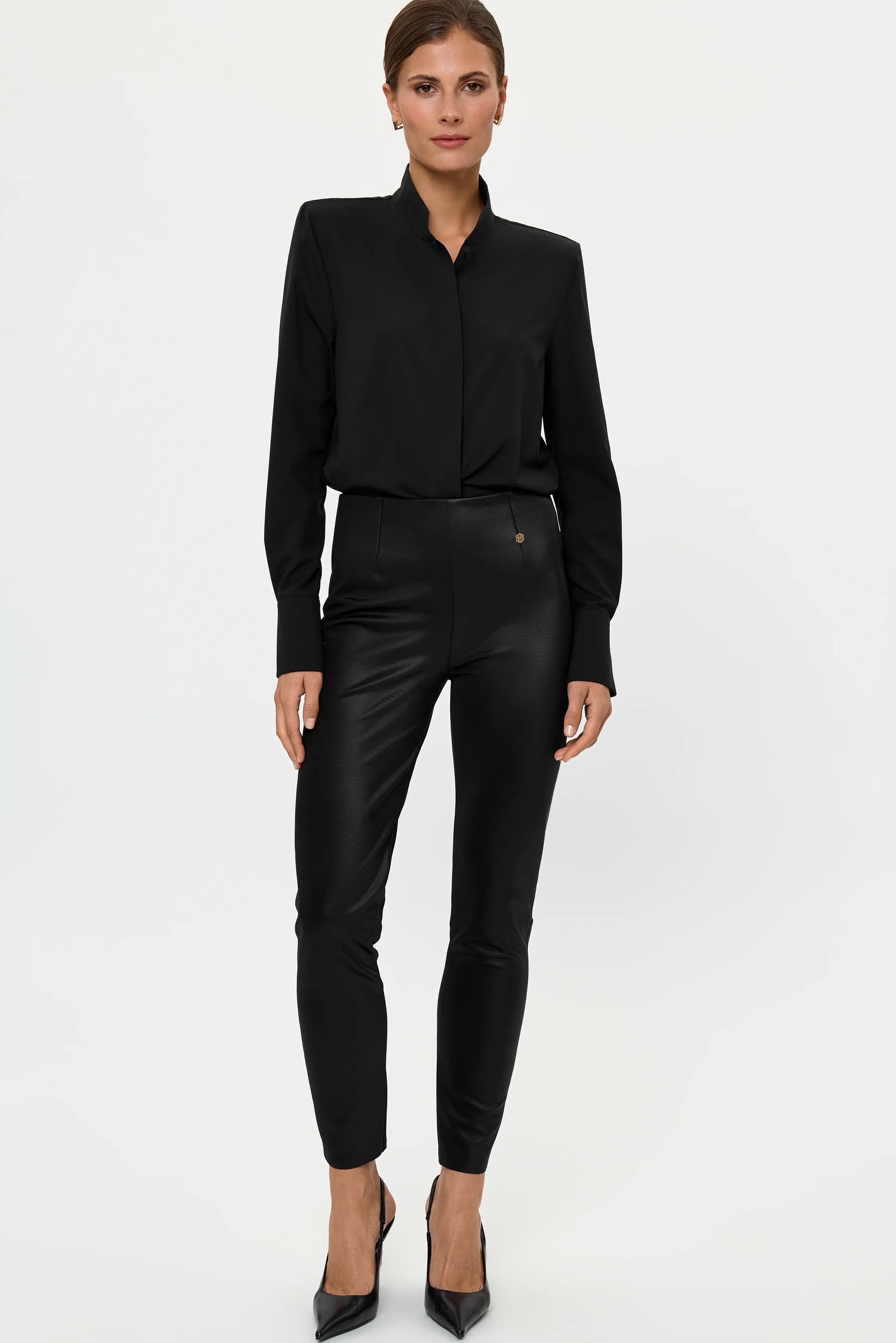 LEONTA Shirt schwarz