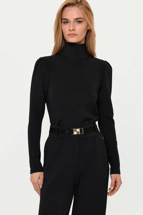 LYNNIC Highneck Top black