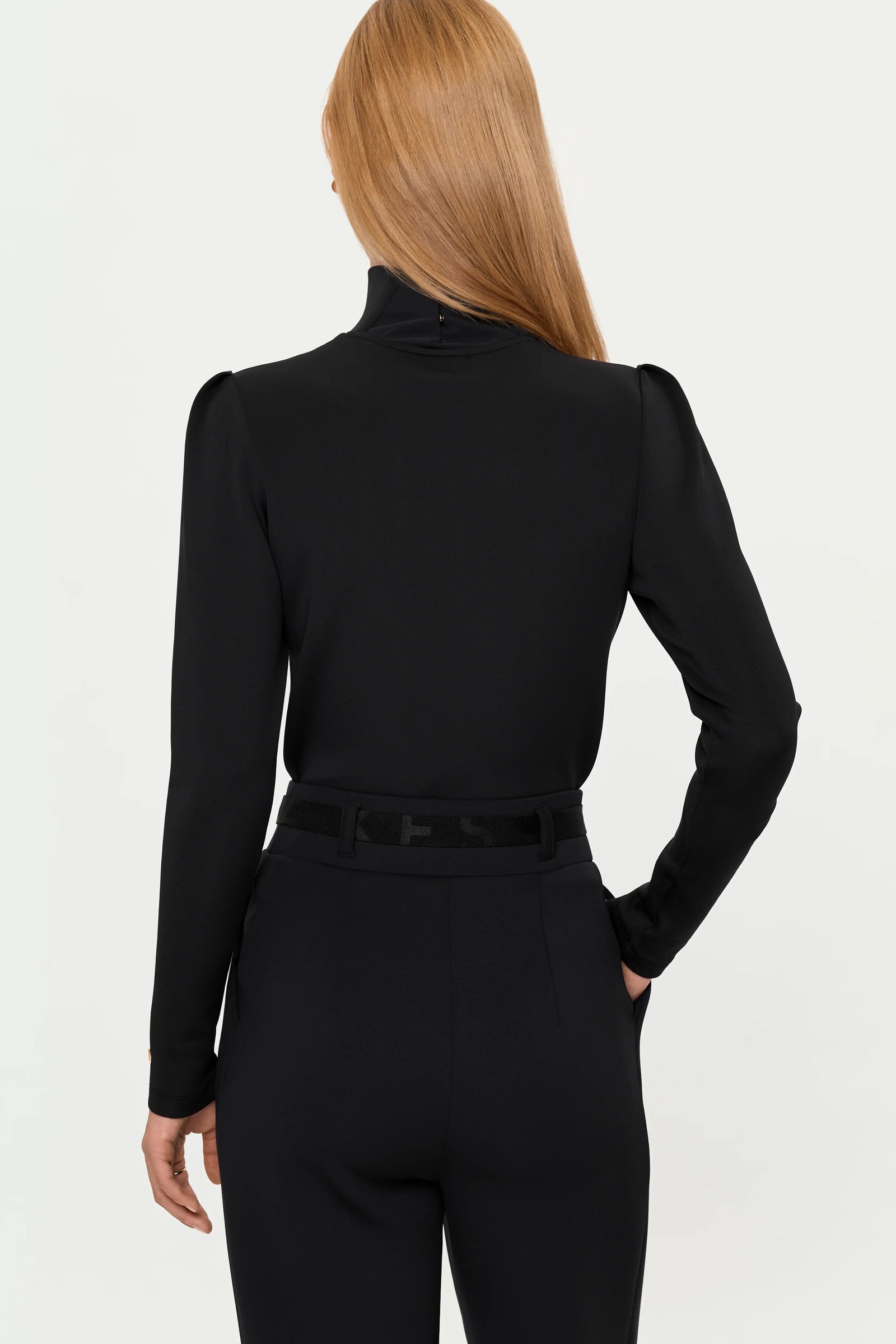 LYNNIC Highneck Top black