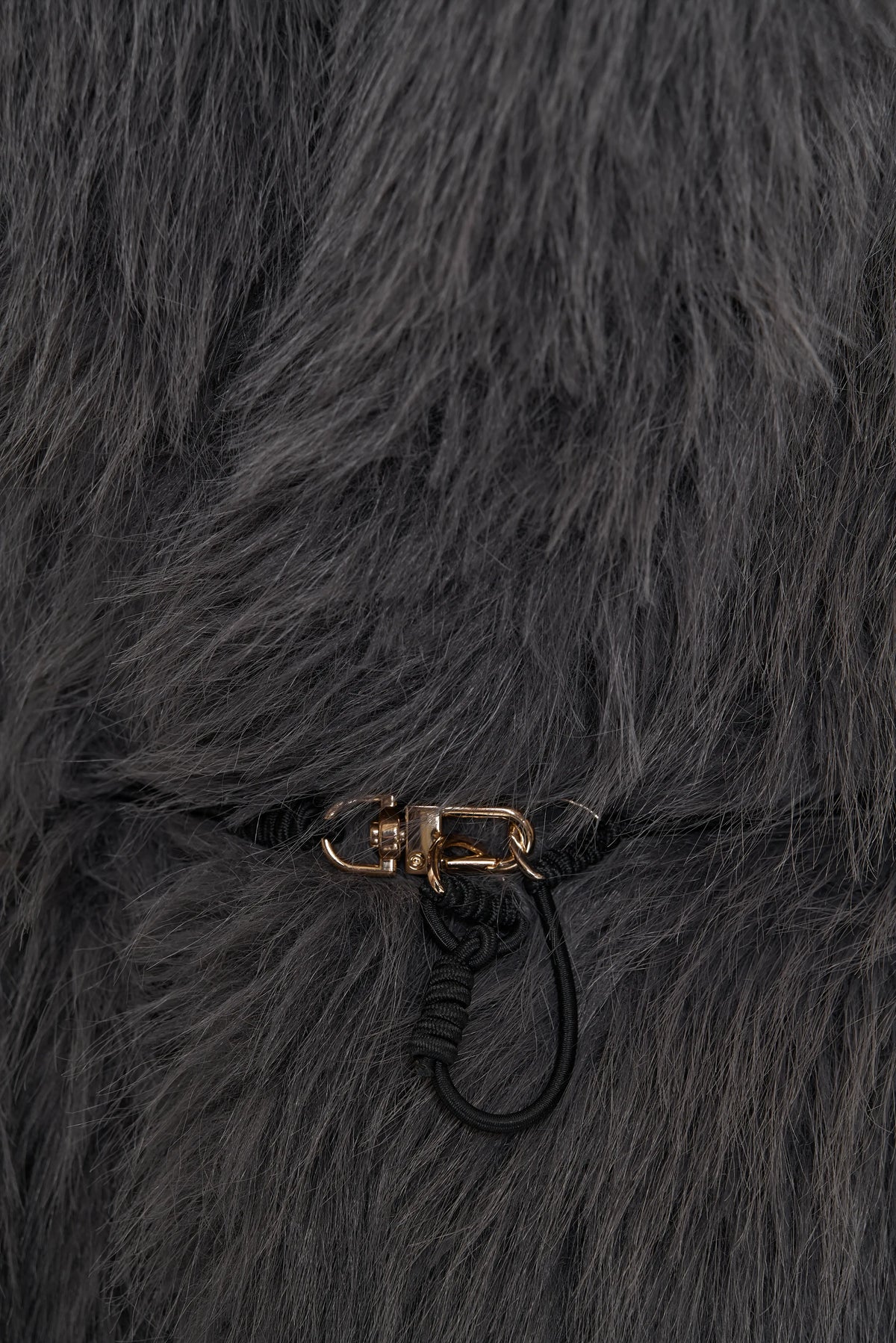 MARMOTA Faux Fur Coat crystal grey