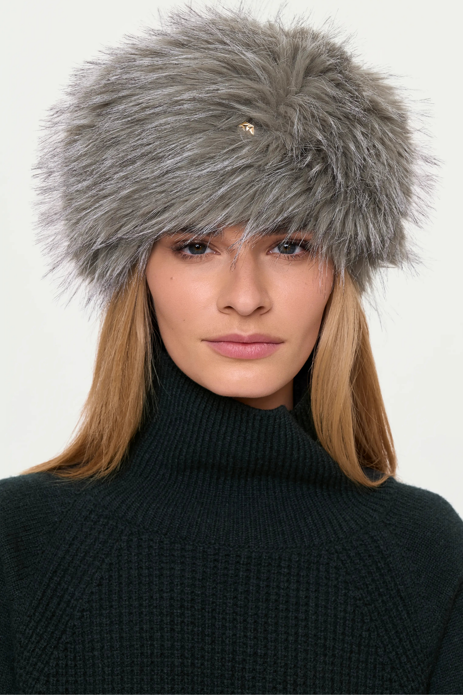 CALOTA Pillbox Hat crystal grey