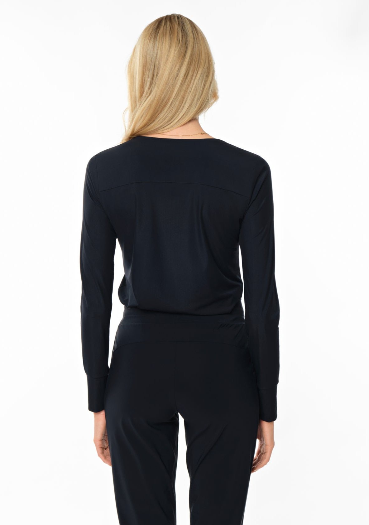 LEGEND Silken Light Blouse deep navy