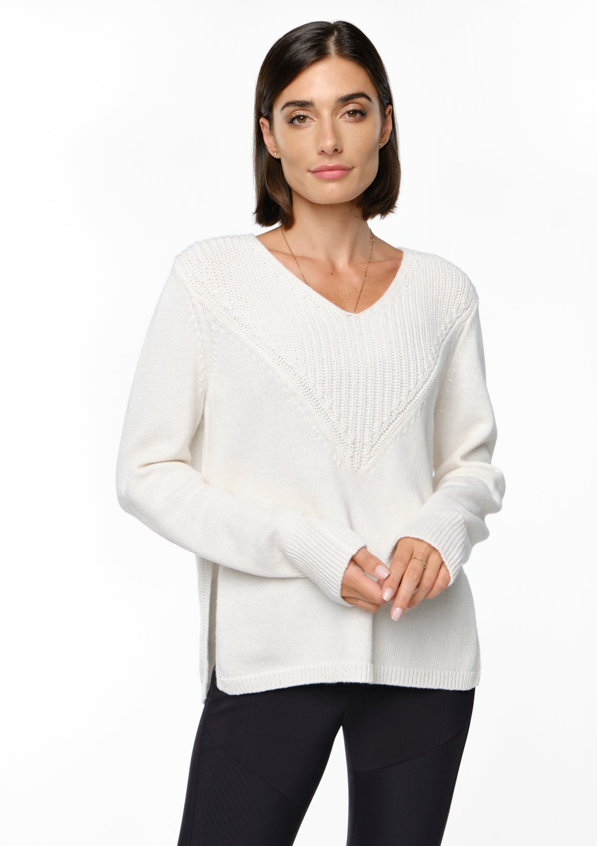 NEROLA Merino Cashmere Sweater cajo