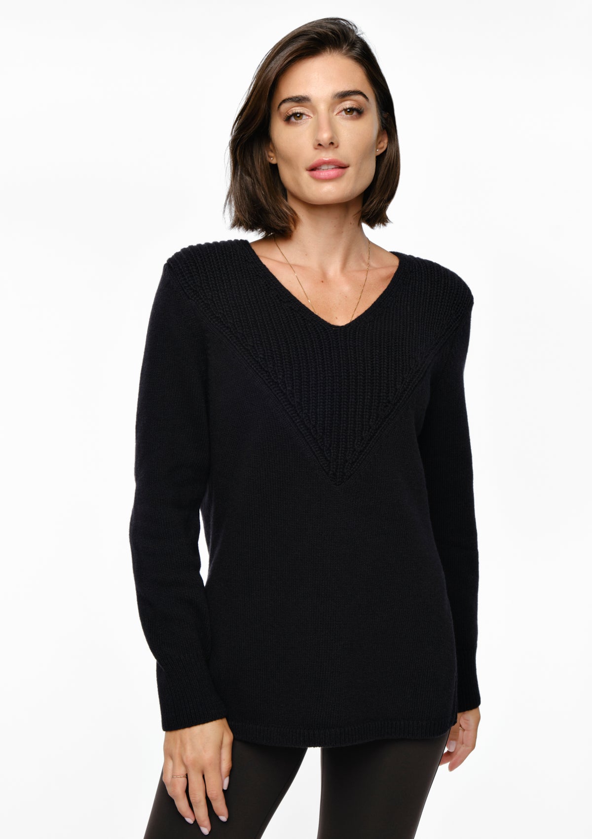 NEROLA Merino Cashmere Pullover black