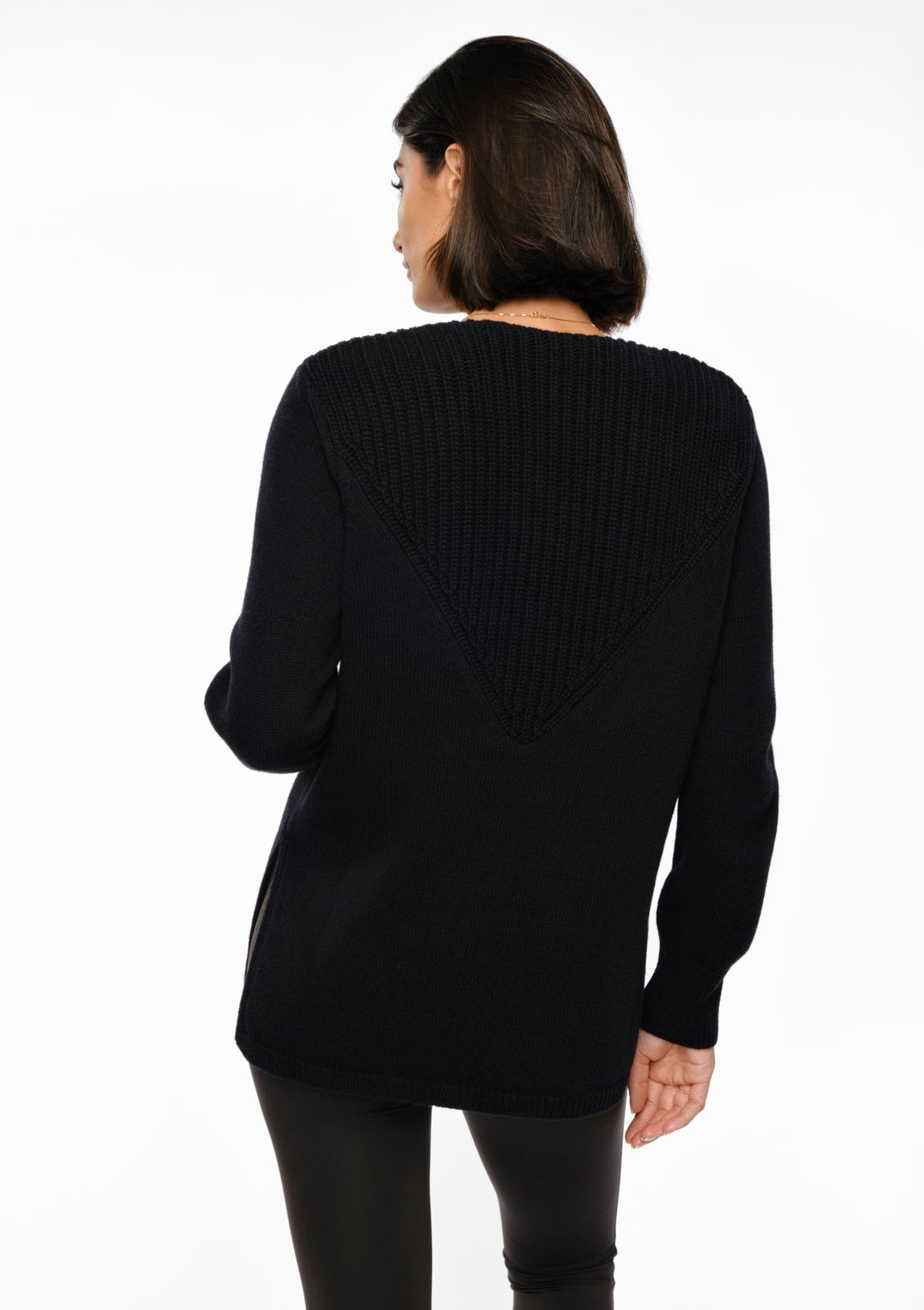 NEROLA Merino Cashmere Sweater black