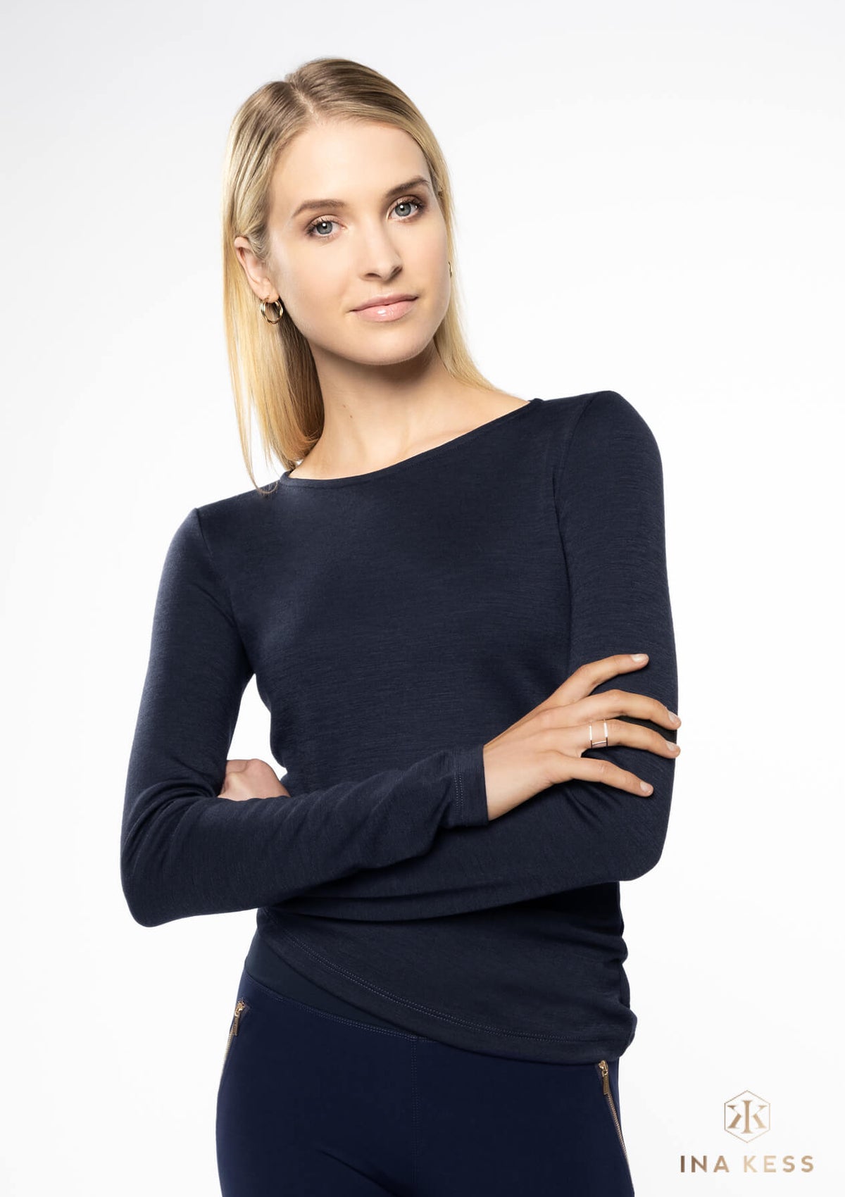 LENTA Sweater blu notte